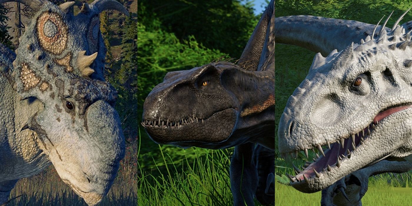 All dinosaurs in jurassic world evolution - latcolor