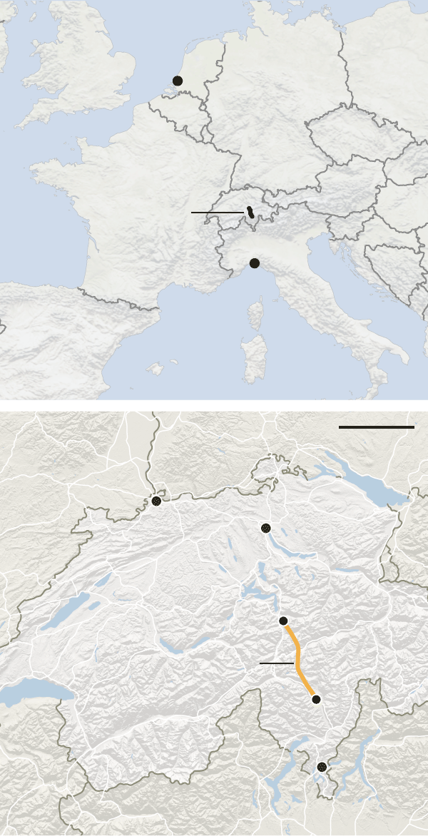 World's Longest and Deepest Rail Tunnel, Through Swiss ...