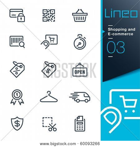 Lineo - Shopping and E-commerce outline icons