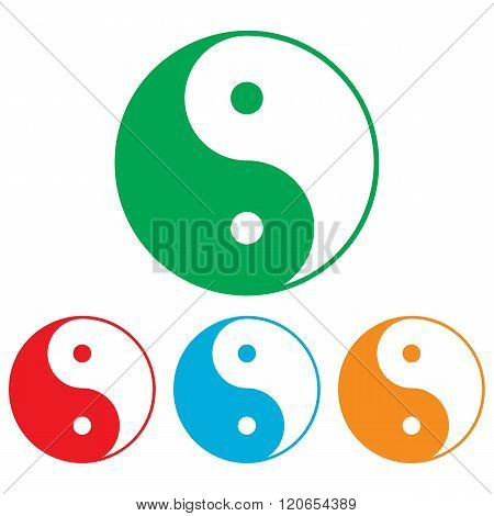 Ying yang symbol of harmony