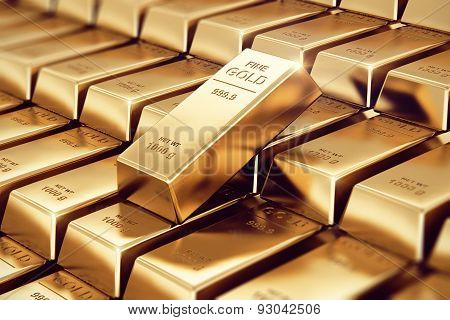 Gold ingots