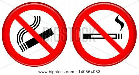 Rauchverbot No Smoking Illustration Icon Zigarette Nichtraucher