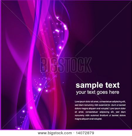 abstract glowing background - vector illustration