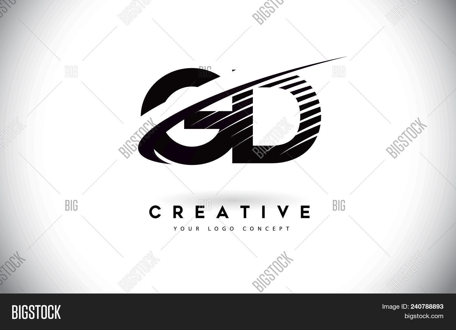 Gd G D Letter Logo Vector & Photo (Free Trial) | Bigstock