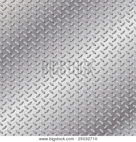 A Metal Background with Tread Plate Pattern