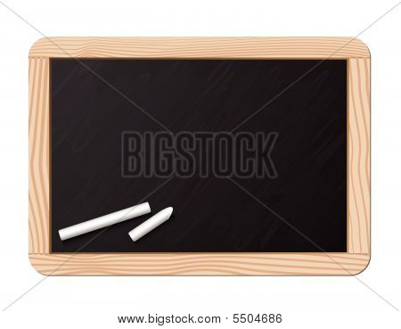 Blackboard und Kreide