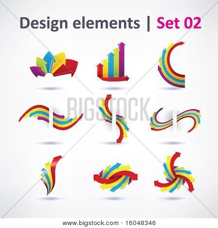 Business Design elements ( icon ) for print and web. vector