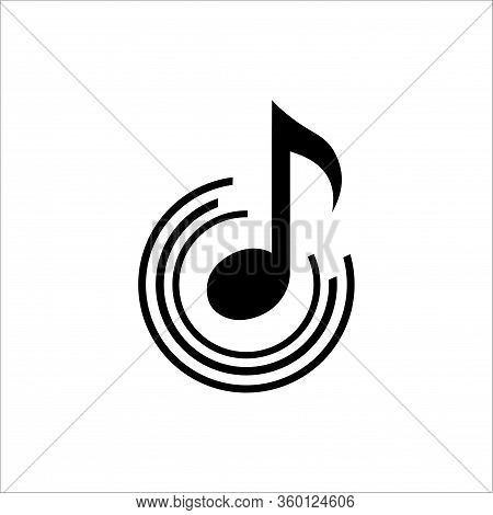 Music Icon. Musical Notes Icon Isolated On White Background From Music Collection. Musical Notes Ico