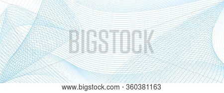 Light Blue Net Of Subtle Lines. Dynamic Abstract Background. Technology Line Art Pattern. Vector Gui