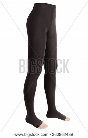 Compression Hosiery. Medical Compression Stockings And Tights For Varicose Veins And Venouse Therapy