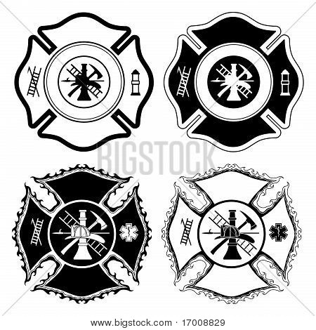 Firefighter Cross Symbols