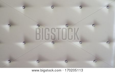 White diamond studded luxury upholstery leather seamless background