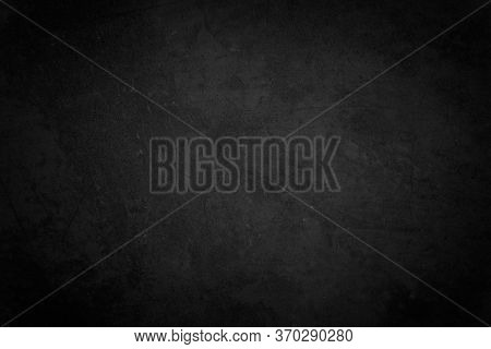 Art Black Concrete Stone Texture For Background In Black. Abstra