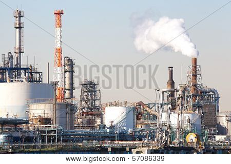 petrochemical industrial plant