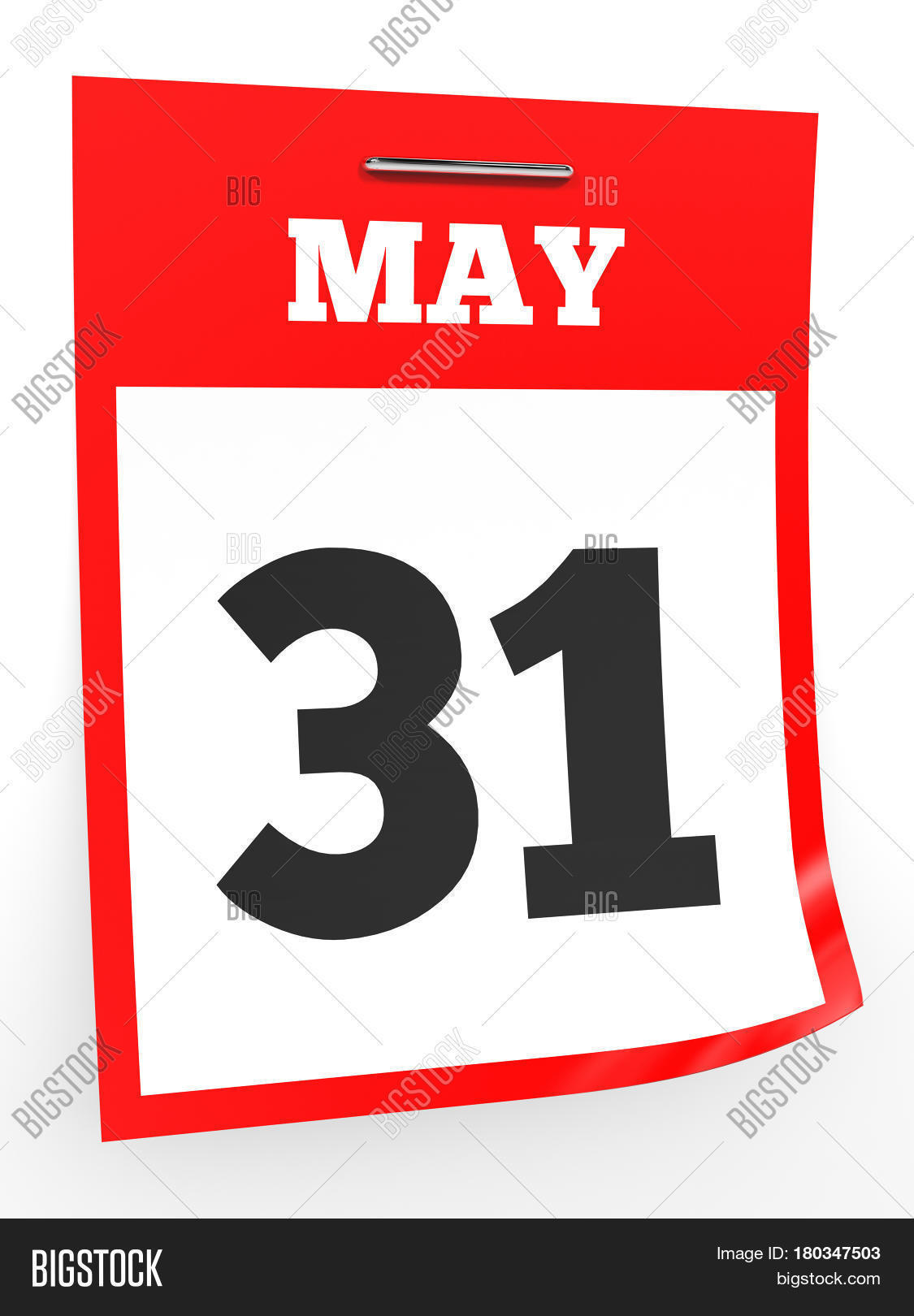 May 31. Calendar On Image & Photo (Free Trial) Bigstock