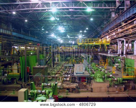 Cold Rolling Department In Ferrous Metallurgy Factory