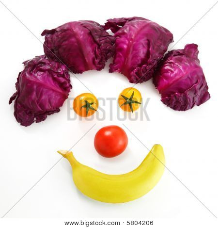 vegetable clown