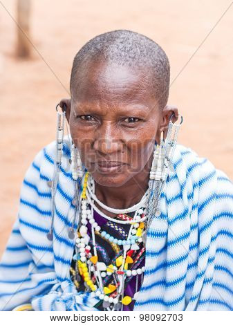 Maasai woman