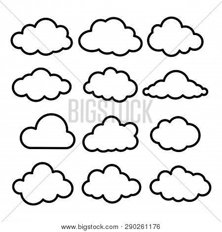 Cloud Set. Cloud Icon. Cloud Icon Art. Cloud Icon Picture. Cloud Icon Image. Cloud Icon Logo. Cloud 