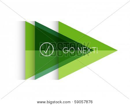 Vector color paper arrow design template for business background | numbered banners | business lines | graphic website layout vector