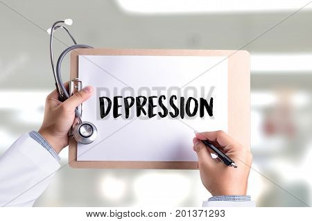 Depression Miserable Depressed , Depression And Its Consequences, Depressed Emotions Concept , Alone