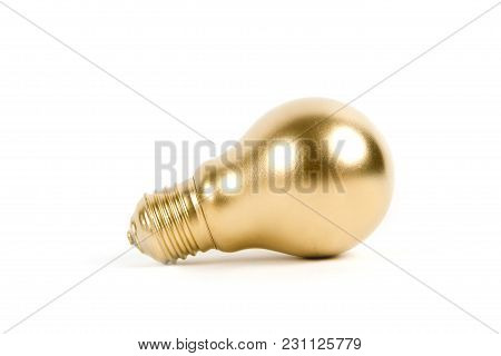 Gold Light Bulb