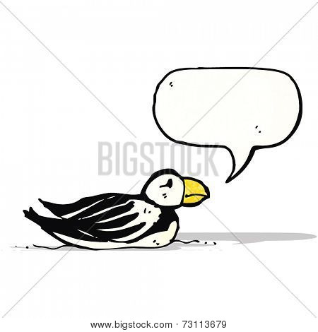 cartoon puffin