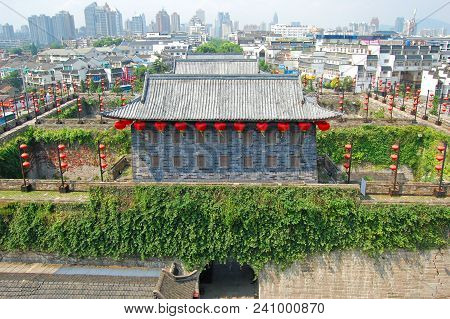 Zhonghua Gate (gate Of China), Nanjing, Jiangsu Province, China. It Is The Southern Gate Of Nanjing 