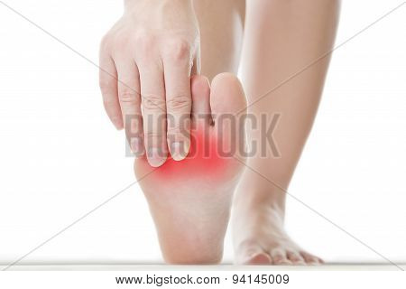 Pain In The Female Foot