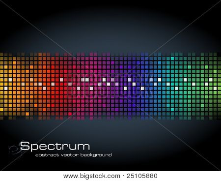 abstract rainbow-colored vector background