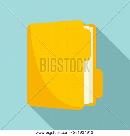 Inventory Folder Icon. Flat Illustration Of Inventory Folder Vector Icon For Web Design