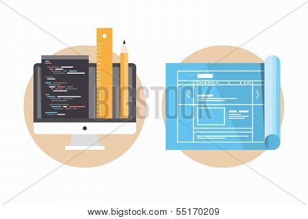 Website Programming And Development Icons