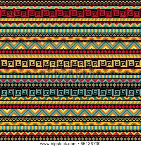 Abstract Seamless Ethnic Pattern