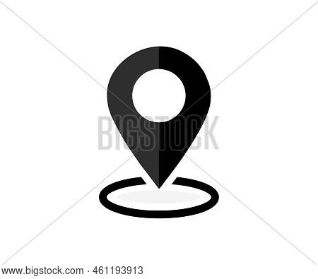 Map Pin Location Icon Logo Design. Modern Map Markers, Marker Pointer, Point Of Location Vector Desi