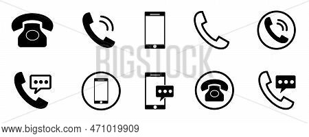 Phone Icon Set. Chat Icon. Contact Icon Phone Mobile Call. Contact Us. Telephone Call Sign. Contact 