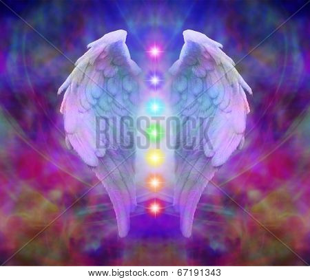 Angel Wings and Seven Chakras