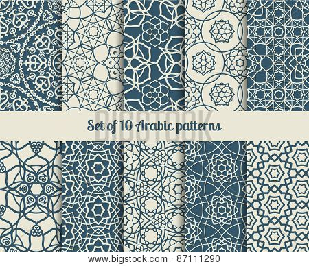 Vector arabic patterns