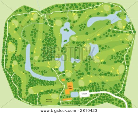 Golf Course Map