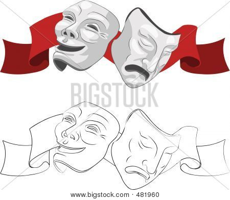 Theatre Comedy And Tragedy Masks