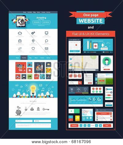 Website Page Template. Web Design