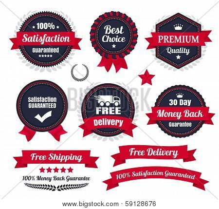 Classic Premium Quality Ecommerce Badges