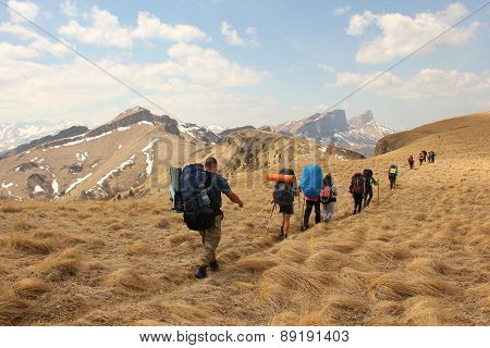 Caucasus, Adygea, Russia-May 5, 2012