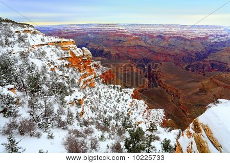 Snow Storm In Grand Canyon, AZ