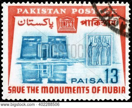 Saint Petersburg, Russia - November 12, 2020: Postage Stamp Issued In The Pakistan With The Image Of