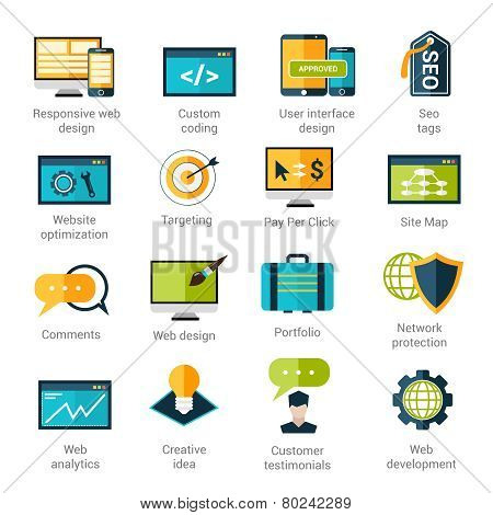 Web Development Icons Set