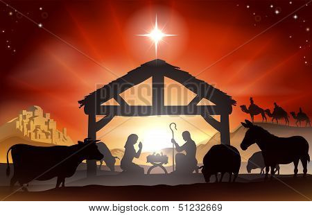 Christmas Nativity Scene