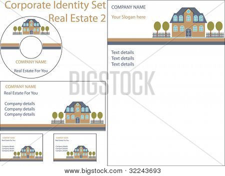 Corporate identity sjabloon - onroerend goed #2