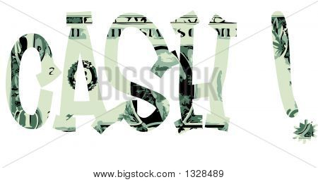 Cash! -Vector illustratie