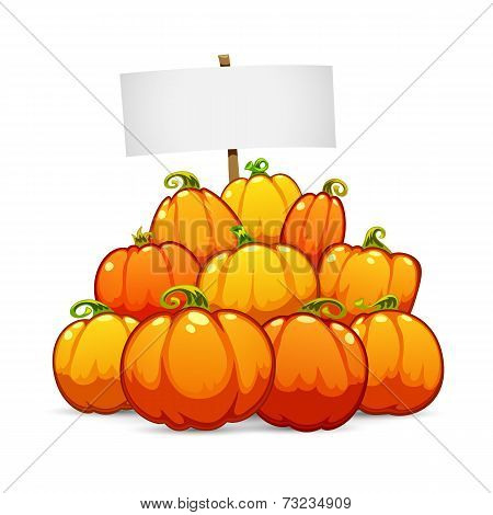 Heap of Halloween Pumpkins