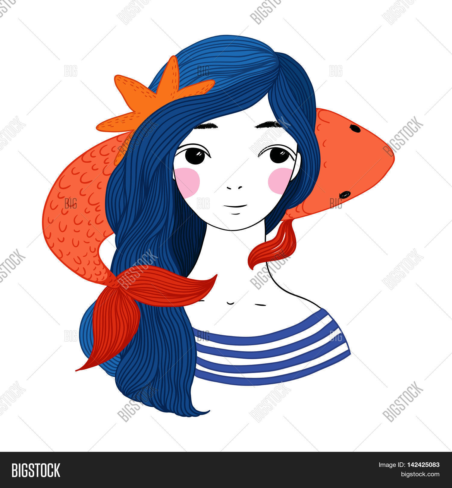 Beautiful Young Girl Vector & Photo (Free Trial) | Bigstock